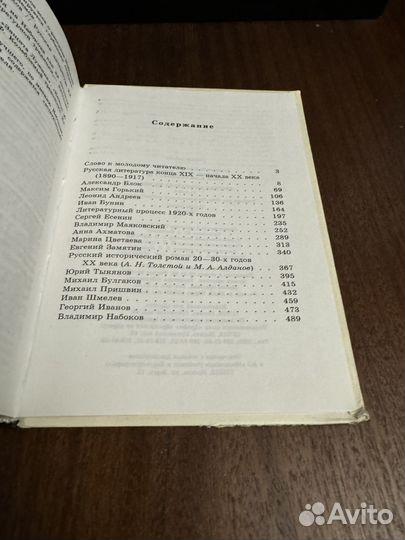 Русская литература XX века. 11 класс. Часть 1