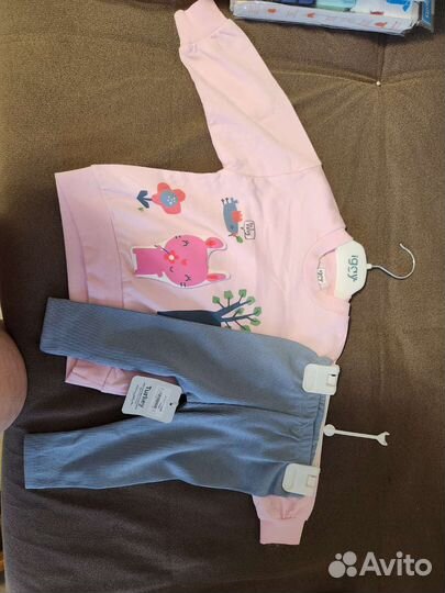 Костюм для девочки новый 74-92 см