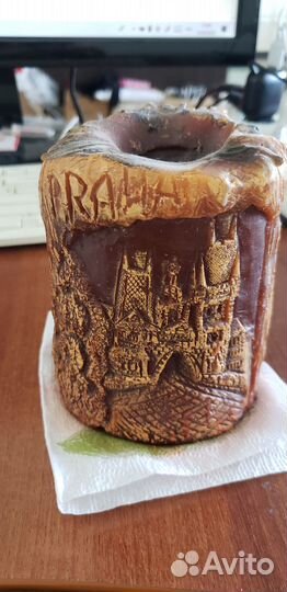 Восковая свеча б/у можно переплавить