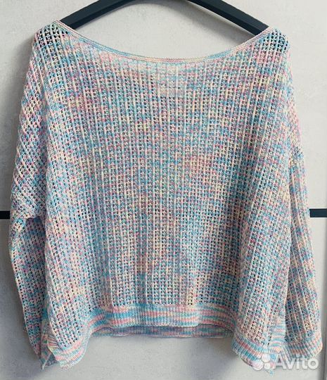 Кофта-сетка вязаная