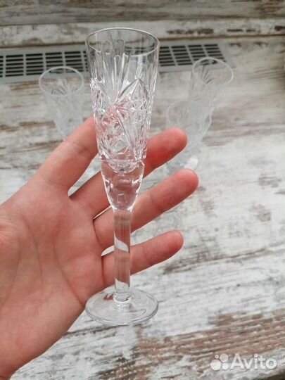 Бокалы, рюмки Хрусталь СССР