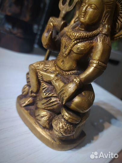 Будда Кришна латунь металл фигурка