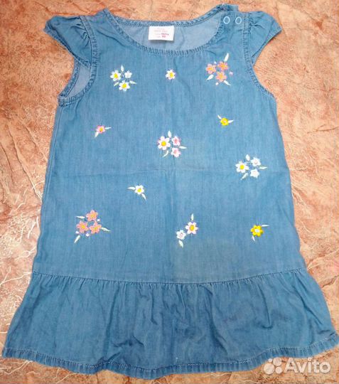 Джинсовое платье