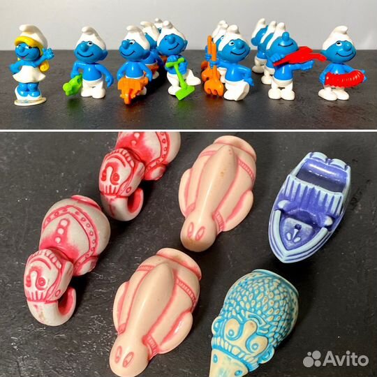 Игрушк kinder Смурфики и перевертыши