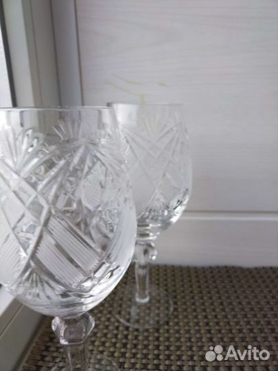Хрустальные фужеры СССР