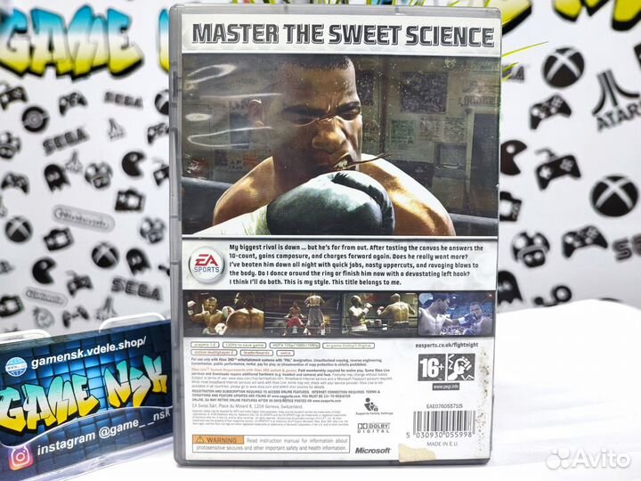 Fight Night Round 3 (Xbox 360) Б\У