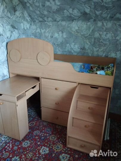 Детская кровать от 3 лет с матрасом бу