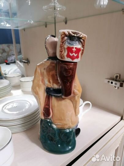 Коллекционный штоф-статуэтка/бутылка Казак