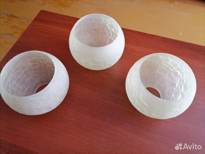 Плафоны для люстры 3 шт