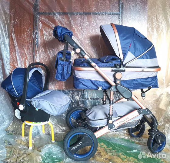 Новaя коляска luхmom вcесезоннaя трaнсформер