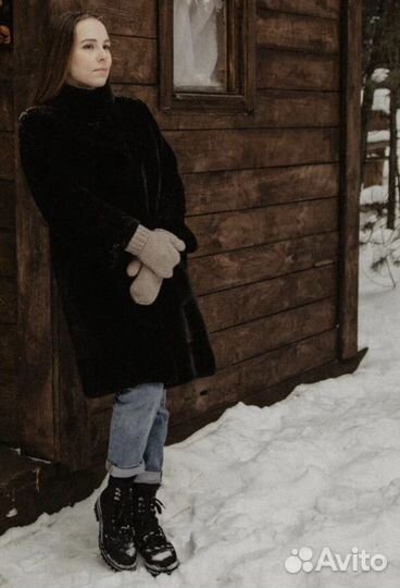 Норковая шуба Fellicci blackglama размер 40 (44)