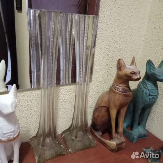 Ваза стекло винтаж пара