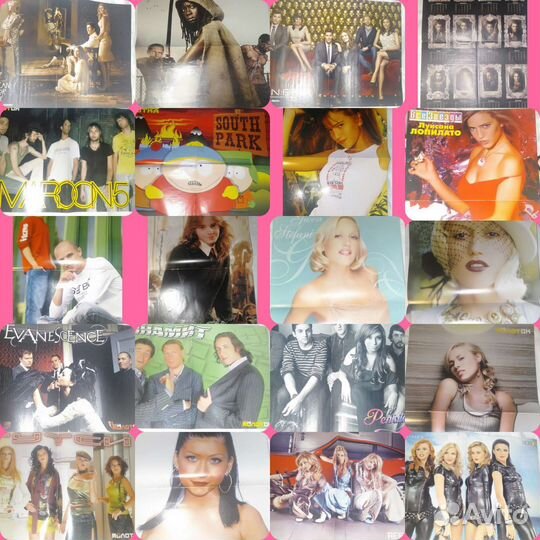 Плакаты, постеры звёзд,олдскул90,2000 и современ