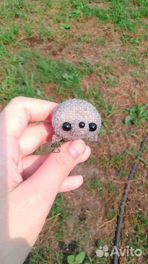 Амигуруми морской котик из бисера