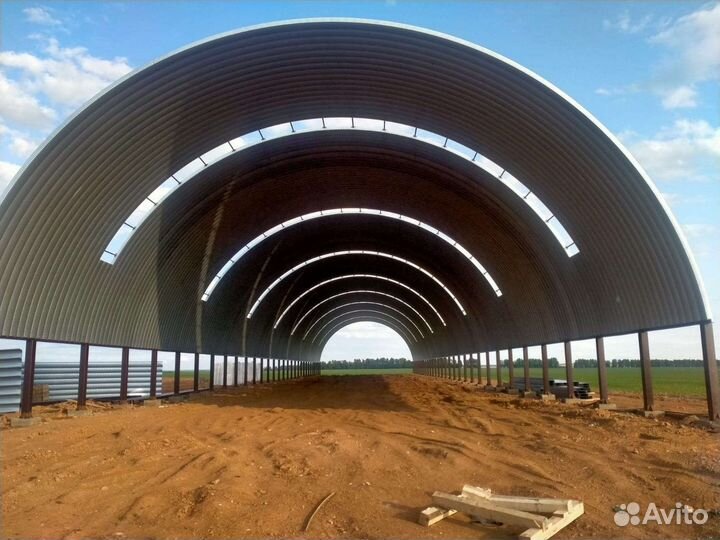 Бескаркасные ангары