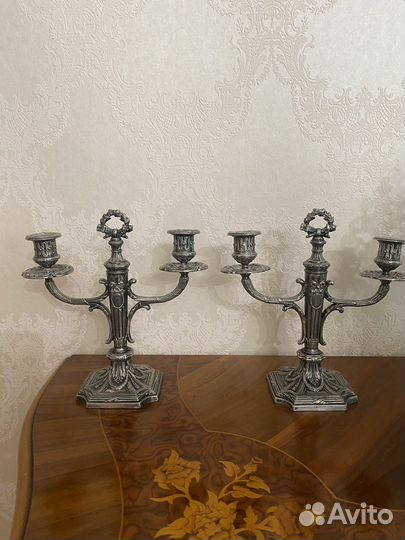 Подсвечники антикварные