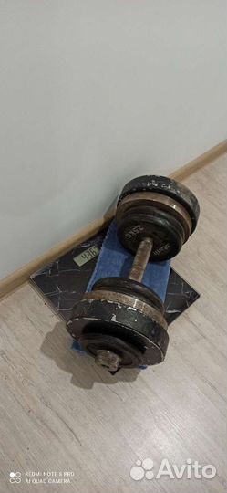 Гантель 43,6кг