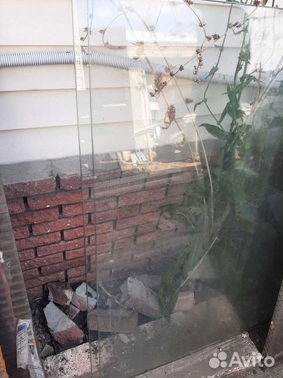 Стекло, большое, новое