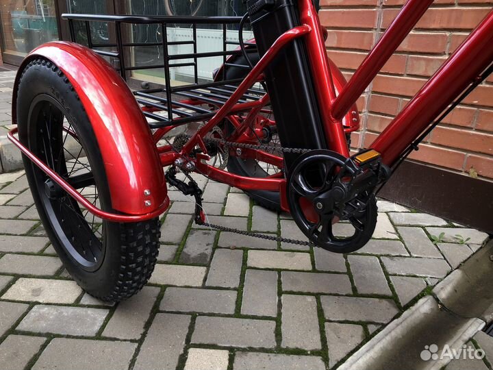 Электровелосипед новый трехколесный фэтбайк 26R