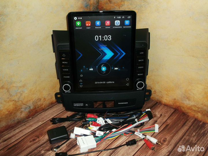 Магнитола Mitsubishi Outlander XL Tesla Android