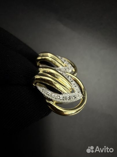 Золотые серьги 585