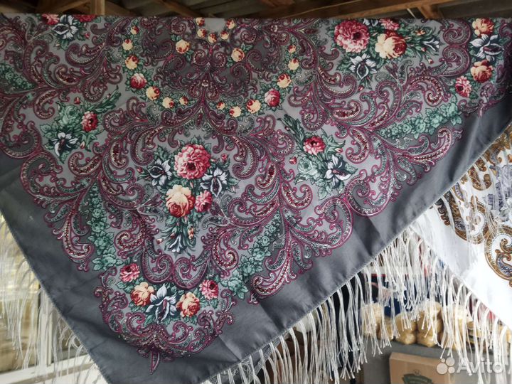 Платок шаль шерсть