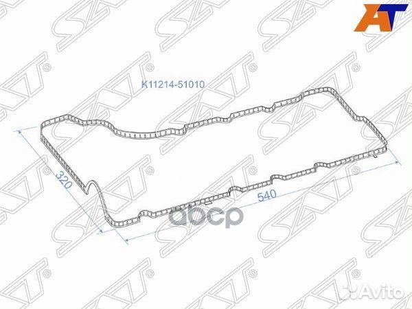 Прокладка клапанной крышки левая toyota land CR