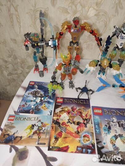 Lego Bionicle 10 штук