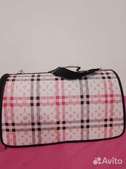 Переноска для животных тканевая