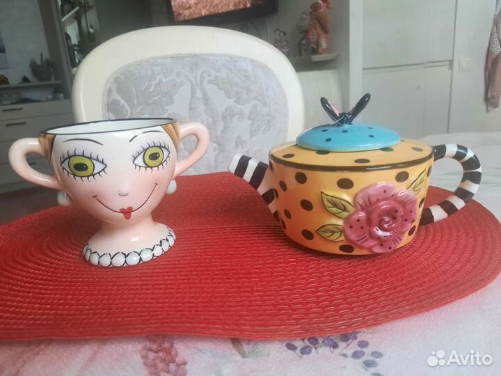 Заварочный чайник с кружкой