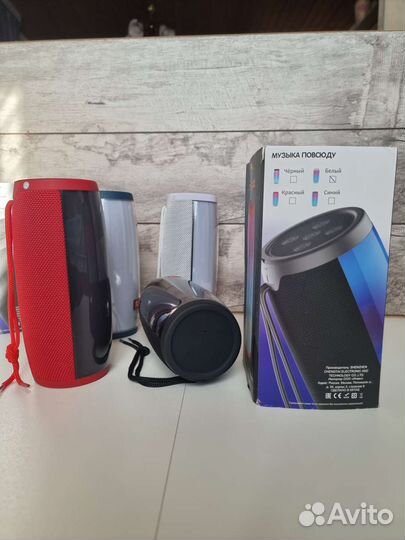 Музыкальная портативная колонка ночник