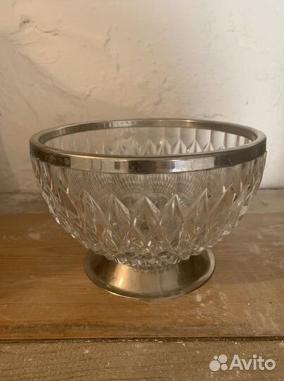 Старинная ваза хрусталь