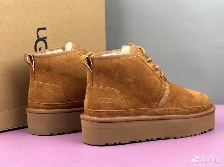 Женские ugg ботинки Ugg Neumel Platform Chestnut