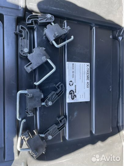 Автобокс на крышу 450 л, 195х78х39