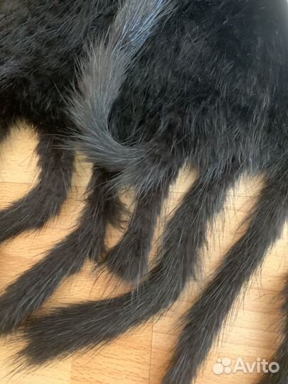 Палантин из норки большой - новый,175см