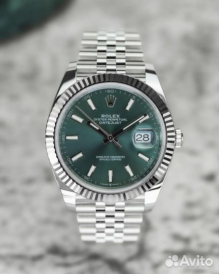 Часы Rolex datejust green оригинал noob