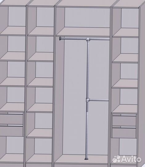 Элегантный и вместительный шкаф