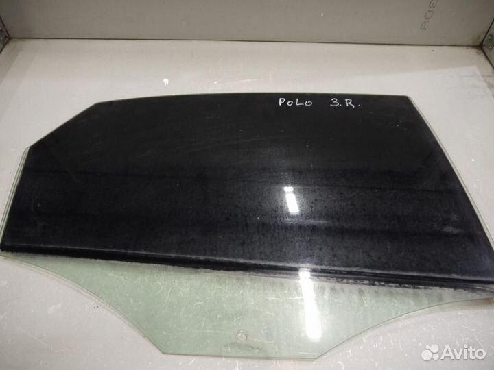 Стекло двери задней правой Volkswagen Polo (2011-2
