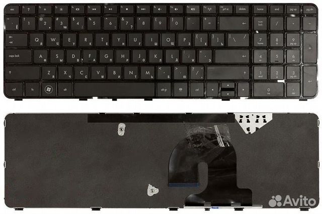 Клавиатура HP Pavilion DV7-4000 DV7-5000 черная