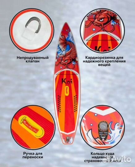 Сапборд Koi, Sup доска Funwater Koi 350 см