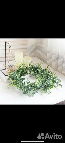 Искусственная зелень гирлянда для декора