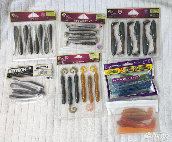 Силиконовые приманки на судака, щуку, окуня