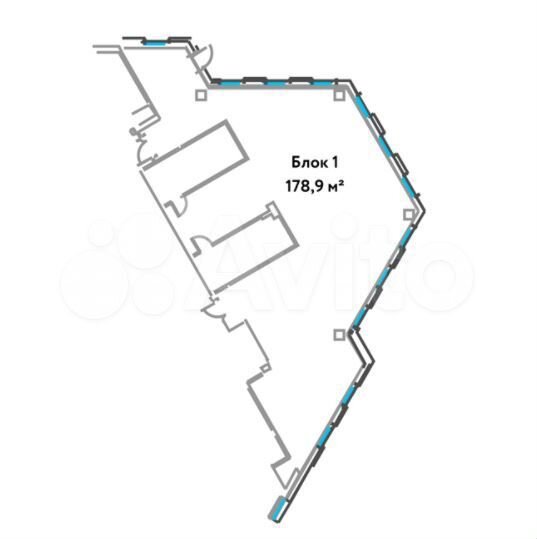 Аренда офиса 191.4 м² в бизнес-центре Аэро Сити