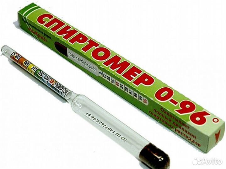 Спиртомер бытовой 0-96