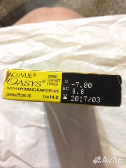 Линзы контактные, -7.00, 8.8 acuvue oasys-6шт