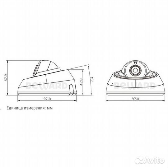 Beward SV3212DR(2.8 mm) купольная ip-камера