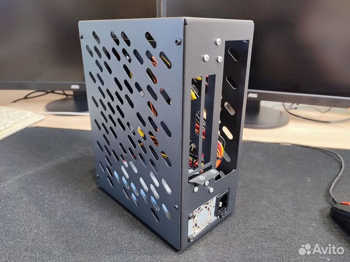 Корпус mini itx + flex atx бп
