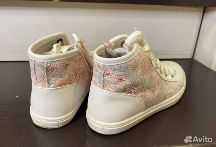 Кеды детские кожаные для девочки 30 размер