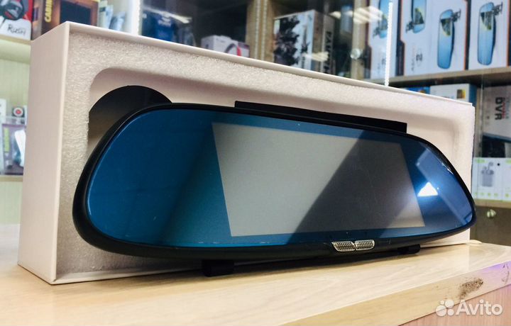 Новое Регистратор-Зеркало сенсорное А18 с камерой