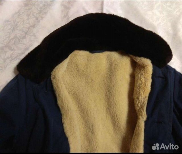 Куртка Пилот шуба мех овчина летчик р-р -54 Торг